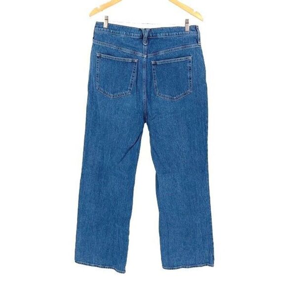 Re-Imagined by J. Crew Womens Cotton Blend Slim Wide Leg Jeans‎ Blue Size 31 - Picture 4 of 13